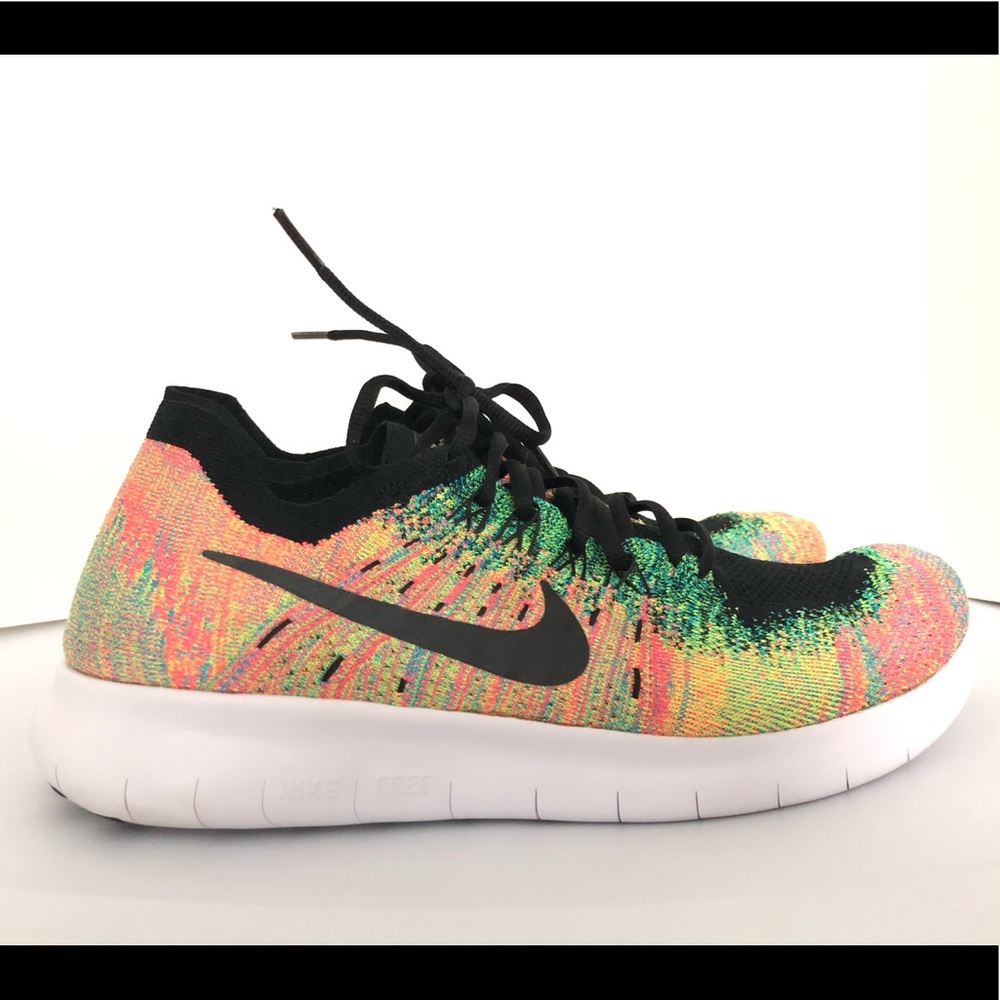 Nike Free Run Flyknit 2017 Sz. 11 Men Blue Lagoon